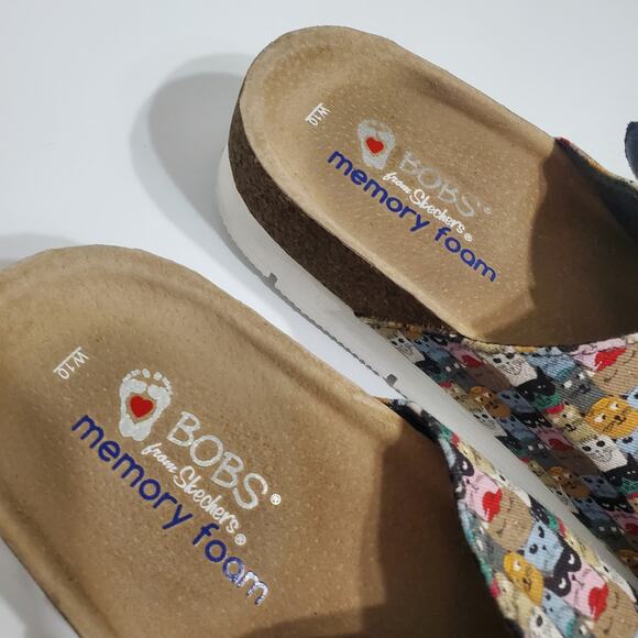 Bobs from Skechers Bohemian Cat Frat Party Platform Slip On Sandals Size 10 - Picture 10 of 10